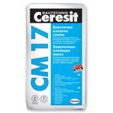 Высокоэластичный плиточный клей Ceresit CM-17, 25кг 9018