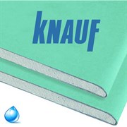 Гипсокартонный лист (ГКЛ) KNAUF ГСП-Н2 влагостойкий 2500х1200х9,5мм