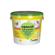 Шпатлевка финишная Weber.vetonit ЛР Паста 12 л/20 кг 2978
